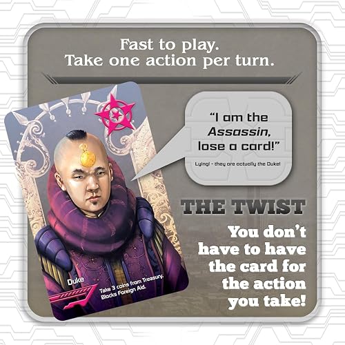 Indie Boards & Cards Juego de Cartas Coup (The Dystopian Universe)