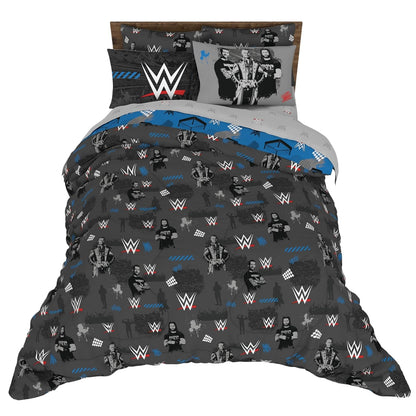 Franco Pokémon Juego de Ropa de Cama, 7 Piezas, Tamaño Matrimonial - 7 Piece Full Size - Wwe Full Arena