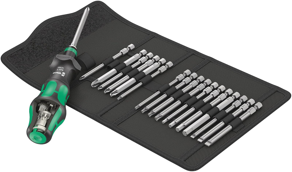 Wera 05057482001 Kraftform Kompakt Turbo 1, 19 piezas