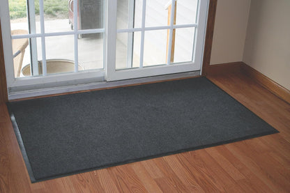 Durable Corporation 654S34CH Wipe-N-Walk - Alfombra de Entrada con Respaldo de Vinilo para Interiores, 3 x 4 pies, Color carbón