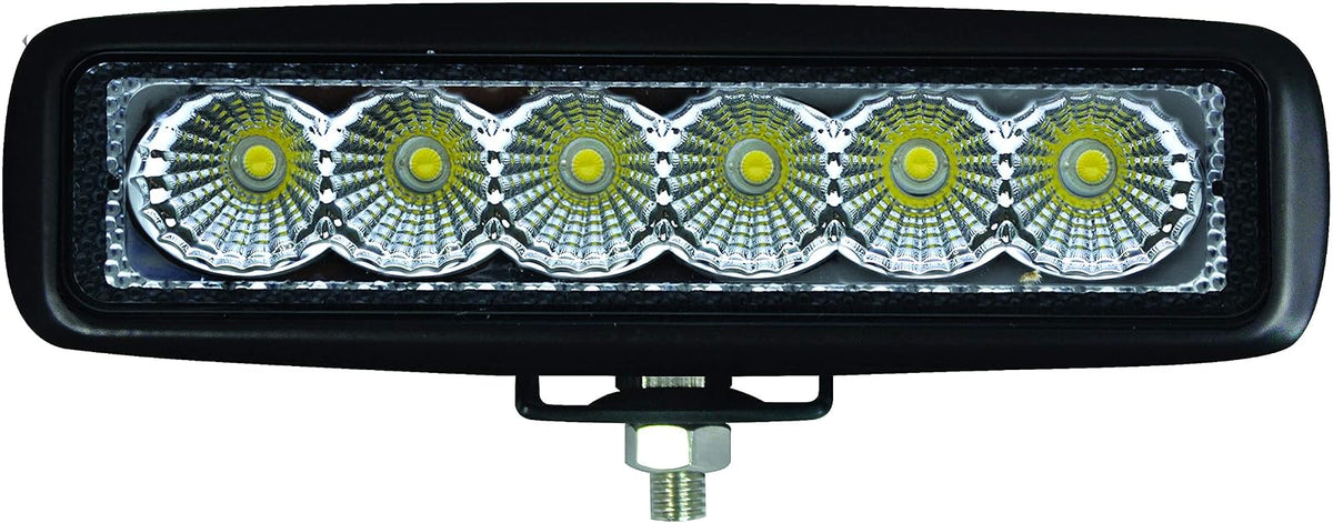 Hella Mini Barra Auxiliar de 6 LED con Soportes con Torni l lería Inoxidable, 357203001