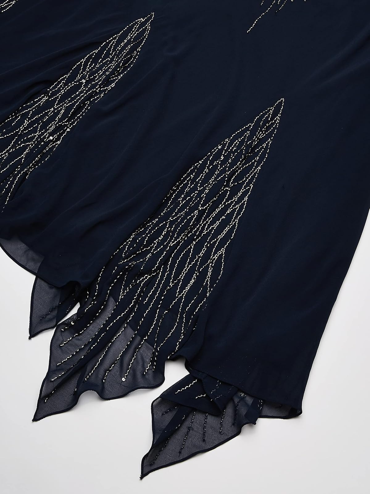 J Kara Vestido Corto con Cuentas de Talla Grande Vestido para ocasión Especial Mujer