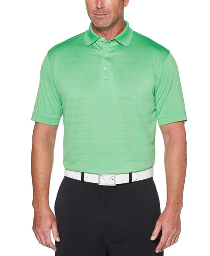 Callaway OPTI-Vent Playera Tipo Polo de Manga Corta, para Hombre - Verde Vibrante - M