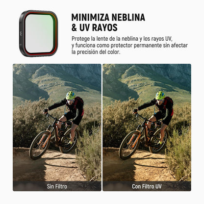 NEEWER UV Filtro Compatible con Insta360 Ace Pro e Insta 360 Ace Pro 2, Snap On Protector Objetivo Cámara Acción Vidrio Optico HD Multicapa Action Camera Filtros Lentes Accesorios, FL-C20
