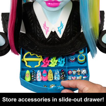 Monster High Muñeca Frankie Peinados Monstruosos para niñas de 4 años en adelante