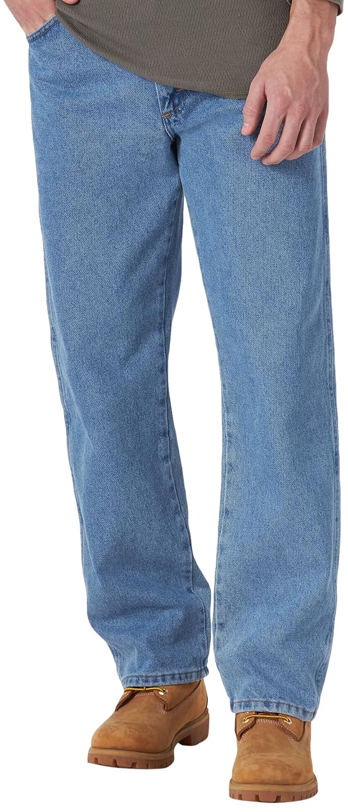 Rustler Jeans de Mezclilla Corte Regular para Hombre - Stonewash - 29W x 32L