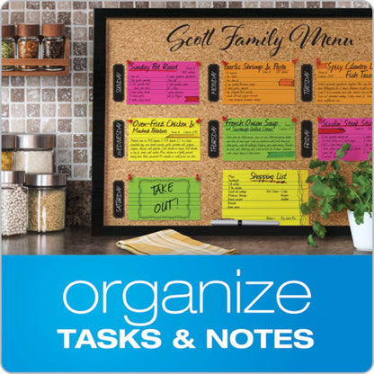 Oxford Extreme 04736 - Tarjetas de índice, 7.6 x 12.7 cm, varios colores, 100 por paquete, 300 unidades, Assorted (Glow Orange, Glow Pink, Glow Green, Gloe Yellow), 3 x 5 1-Pack