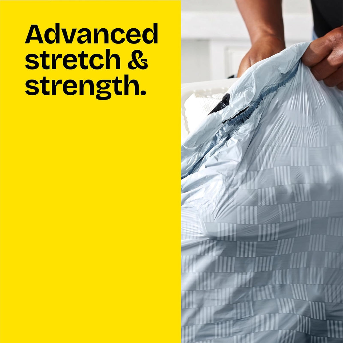 Glad OdorShield Tall Kitchen Drawstring Trash Bags, Fresh Clean, 13 Gallon, 80 Count