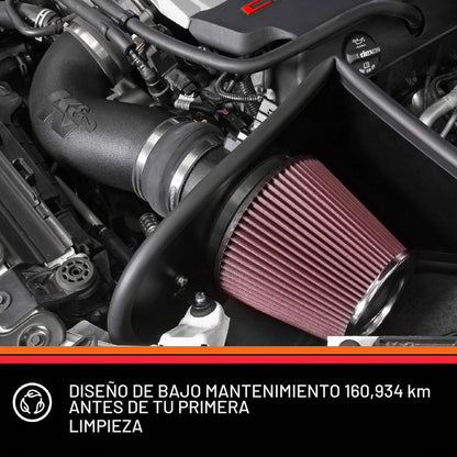 K&N Sistema de admisión de aire frío: filtro de aire de alto flujo, aumenta el rendimiento y la aceleración: compatible con Harley Davidson 2001-2017: (ver descripciones del producto para modelos