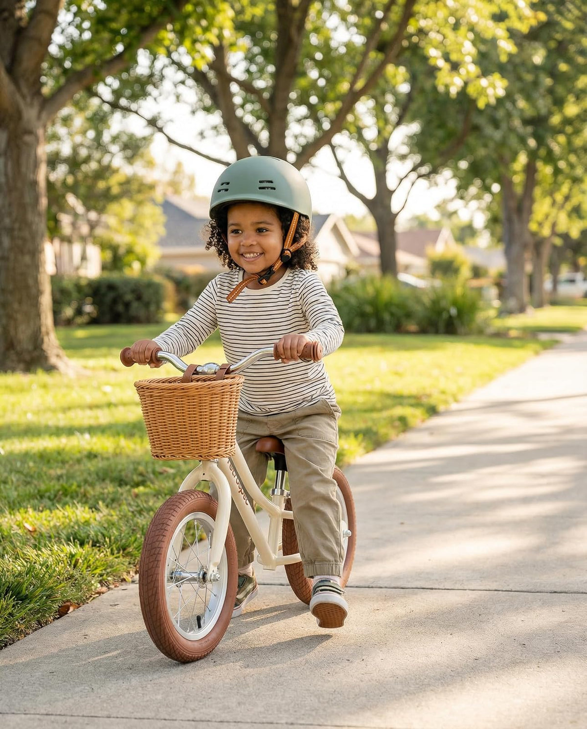 Retrospec Baby Beaumont - Bicicleta de Equilibrio para niños pequeños, sin Pedales, neumáticos Acolchados con Aire para niños y niñas de 1 a 3 años, con Altura de Asiento Ajustable