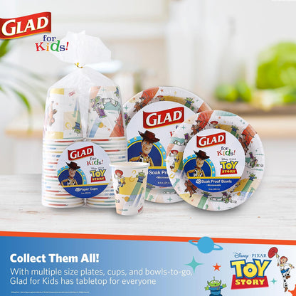 Glad para Niños Disney Pixar Toy Story - Cuencos de Papel 12 onzas (40 unidades)