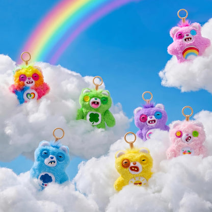 Fuggler Llavero Oso Cariñoso de 12.7 cm de Peluche Coleccionable (Paquete de 6) de ZURU con diseño Divertido y Monstruo Feo con Llavero de Enganche, Perfecto para Bolsos, Mochilas y fanáticos