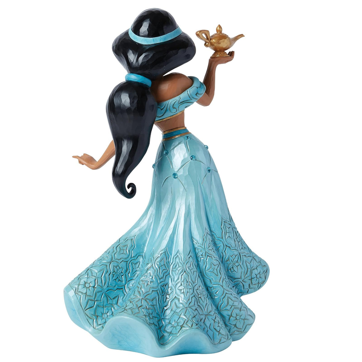 Enesco Disney Traditions Collection by Jim Shore Aladdin - Figura de lujo de princesa encantada jazmín, resina de piedra, pintada a mano, cifras de jazmín, Disney, decoración del hogar, estatua