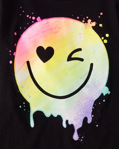 The Children's Place - Camisetas Estampadas de Manga Corta para niñas, Varios Paquetes