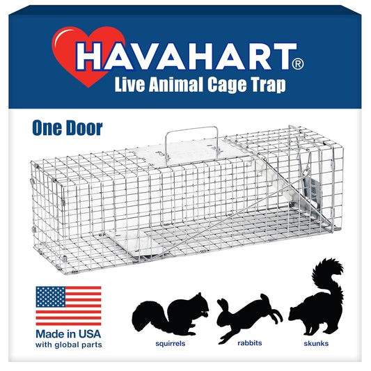 HAVAHART 1078SR - Trampa de Animales de 1 Puerta para Conejo, Mofeta, visón y Ardilla