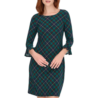 Tommy Hilfiger Vestido de Manga Acampanada para Mujer