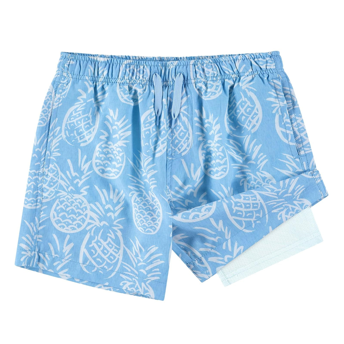 Kanu Surf Traje de Baño con Forro de Compresión para Niño - 9-10 - Piña Aqua
