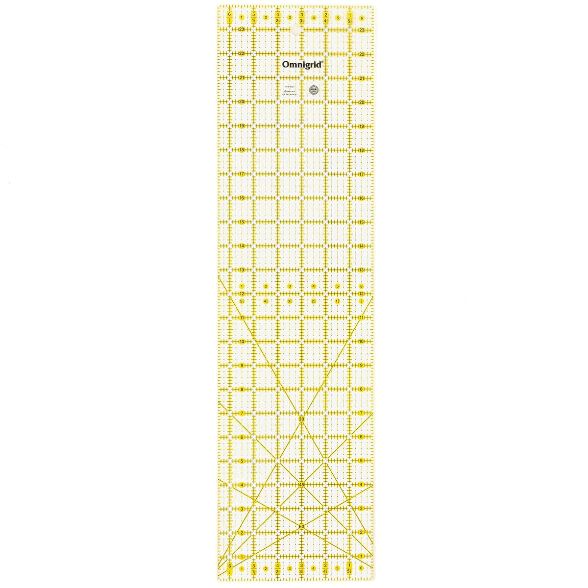 Omnigrid Regla Transparente para Costura y Acolchado, Varios Tamaños - 6-½" x 24" - Rectángulo