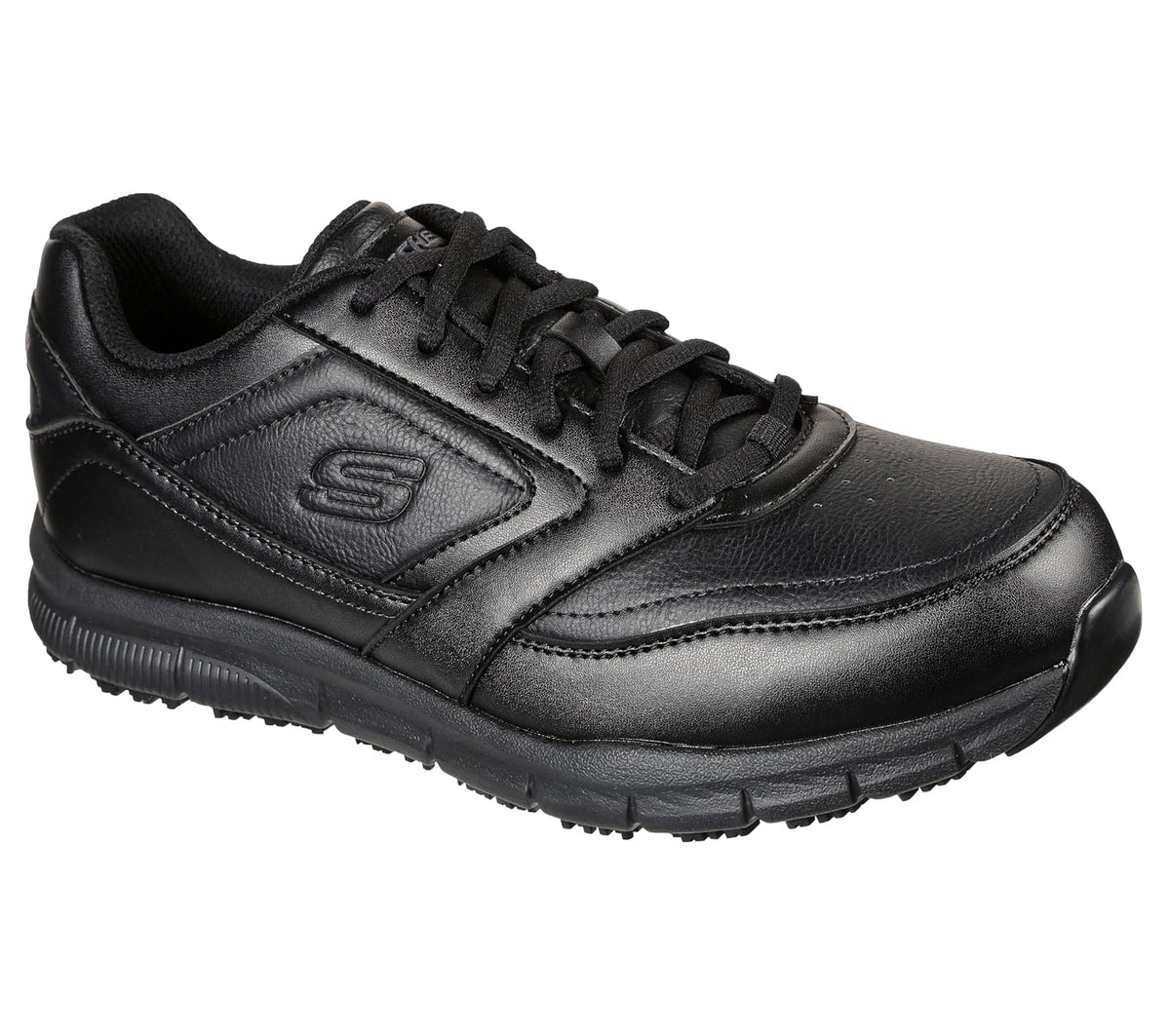 Skechers Nampa Zapatos de Servicio de Alimentos para Hombre - 28.5 cm - Negro