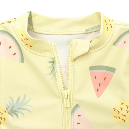 Gerber Traje de baño de una Pieza de Manga Larga para niños pequeños Traje de baño de una Sola Pieza para Bebé-Niñas