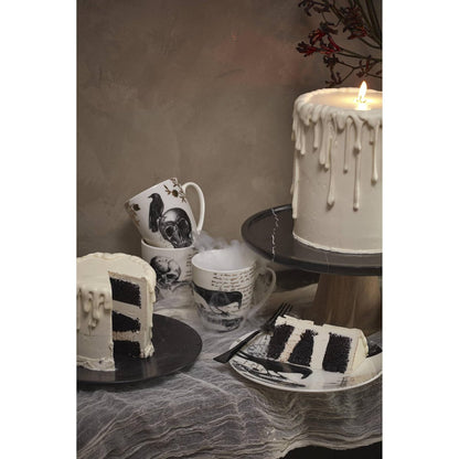 Lenox - Juego de 4 tazas clásico de Halloween, color blanco
