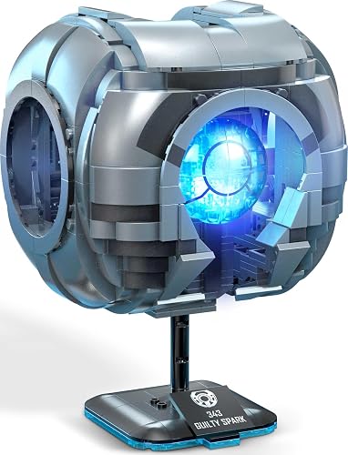 Mega Halo Model Réplica de Juguete de construcción, 343 Chispa culpable con 609 Piezas, Luces y Sonidos, Juego de construcción y exhibición para coleccionistas, Ideas de Regalo para Adultos