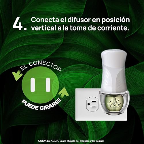 Air Wick® Aromatizante de Ambiente Continuo, Frutos Rojos, 3 repuestos de 20 ml c/u
