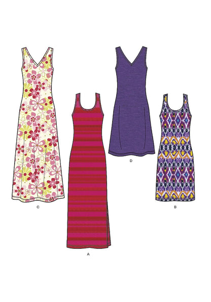 Simplicity Creative Patterns New Look 6210 Vestido de Punto para Mujer en Dos Longitudes, A (10-12-14-16-18-20-22)