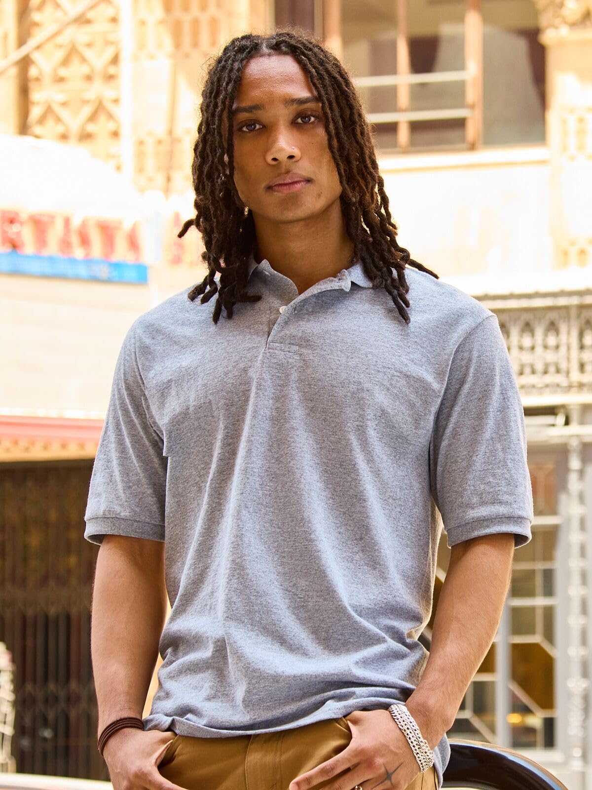 Jerzees 437MSR - Spotshield 50/50 Sport Shirt