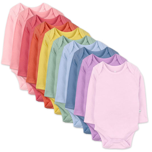 HonestBaby, Body de Manga Larga (10Pack), Bebé