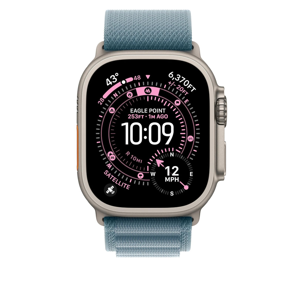 Apple Watch Band - Correa Alpine - 49 mm - Azul Claro - Chica