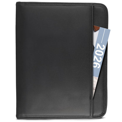 Samsill Padfolio Profesional Con Portapapeles, Carpeta de Anillos 0.5 Pulgadas y Funda Tablet 10.1