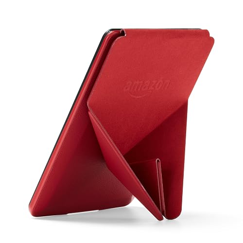Funda protectora de piel Origami para Kindle Voyage, Rojo