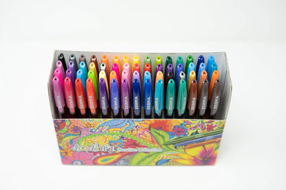 Set Plumas De Gel Doodler'z Mega Set Bold Point 1.0 mm Varios Colores 60 Unidades Zebra México