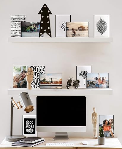 MCS 12,7 x 17,8 cm Formato Marco de Fotos, Color Negro, Paquete de 12, Black 12 Pack, 1 uds. por Paquete