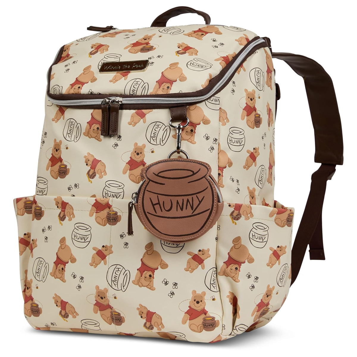 Disney Mochila para Pañales con Cambiador, 16 Pulgadas, Personajes Clásicos - Winnie the Pooh II