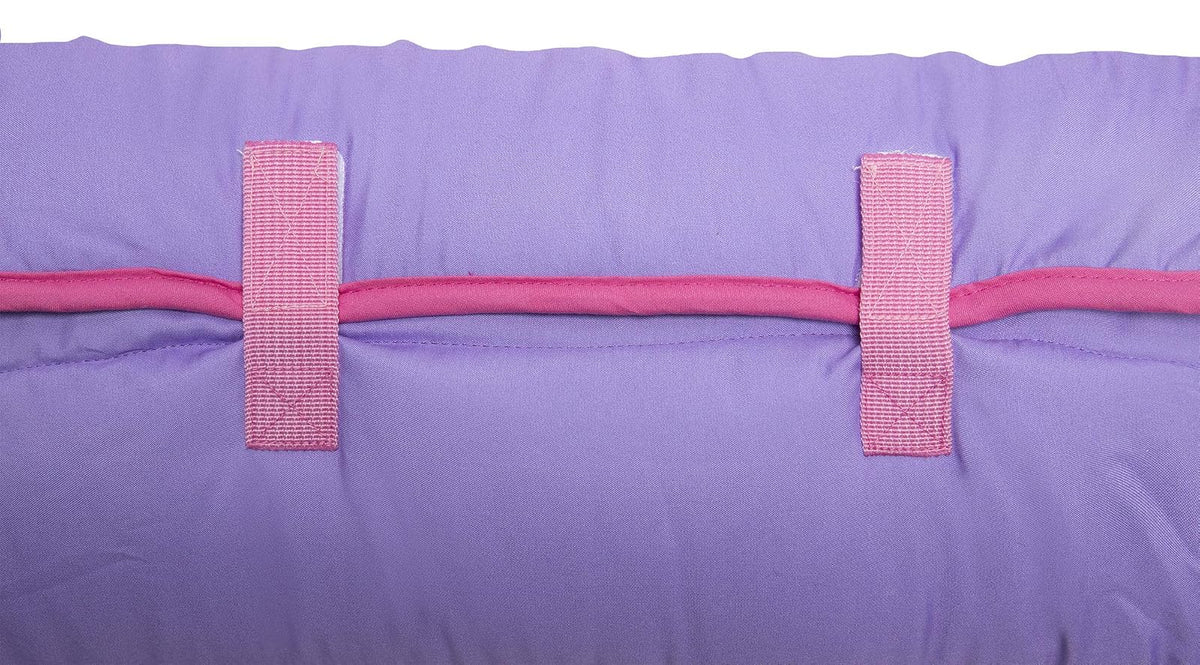 Baby Boom Funhouse Little Princess Kids - Juego de colchoneta para siesta con almohada y manta de forro polar, ideal para niñas que duermen durante la guardería, preescolar o jardín de infancia, se adapta a niños pequeños y niños pequeños, color rosa