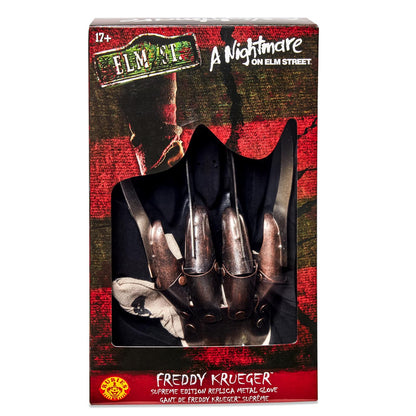 Rubie's - Réplica de guantes metálicos de Freddy de Supreme Edition a Nightmare on Elm Street