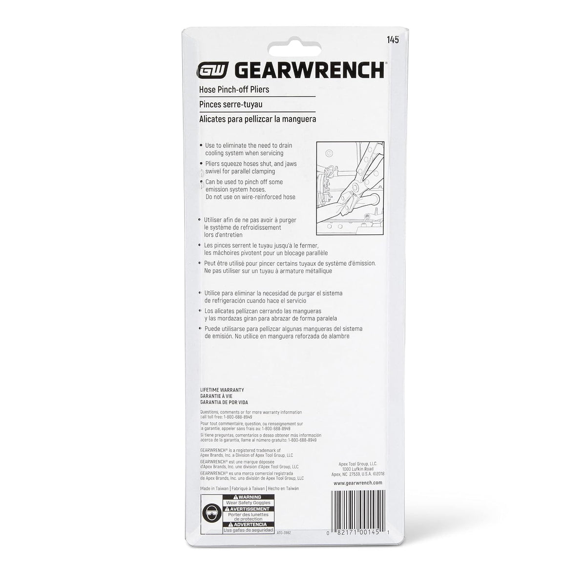 GearWrench GearWrench 145 Hose Pinch Off Pliers