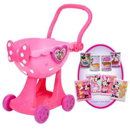 Just Play - Carrito de Compras de Minnie's Happy Helpers Bowtique, con Licencia Oficial para niños de 3 años