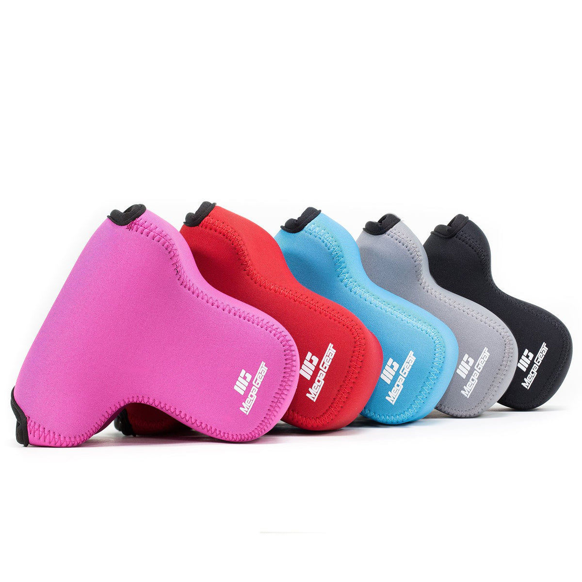 MegaGear MG1157 Estuche de cámara Ultra Ligero, de Neopreno Compatible con Canon EOS M6 (18-150 mm) - Rojo