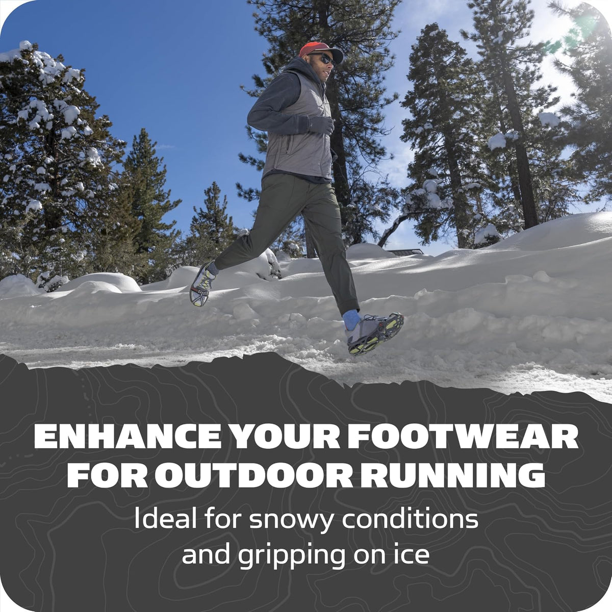 YakTrax Men's Run Traction Cleats