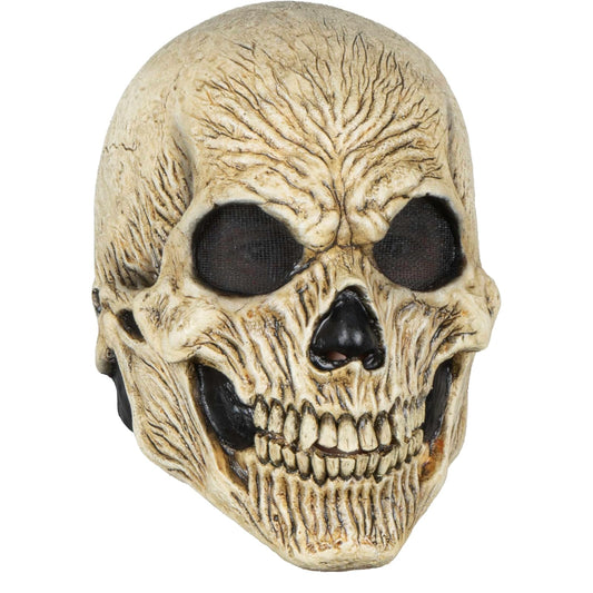 Ghoulish Productions Máscara de Látex Ghoulish Man Calavera Humana Realista Horror Clásico para Disfraz Halloween Adulto Terror Hecha a Mano