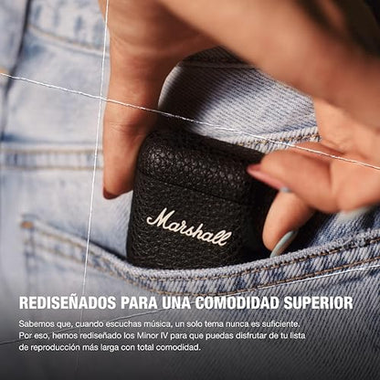 Marshall Minor IV Audífonos TWS Bluetooth - Negro