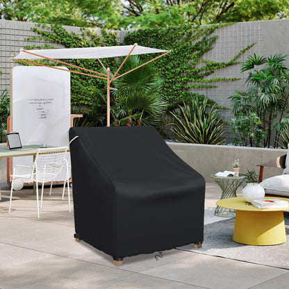 STARTWO Funda para Silla de Patio | Tamaño 32"W x 37"D x 36"H, 1 paquete, impermeable, fibra Oxford 600D