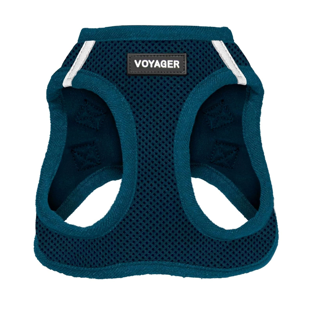 Best Pet Supplies Arnés Voyager Step-In Air para Perro, Todo Clima - XS (Chest: 13 - 14.5") - Azul (borde a juego).