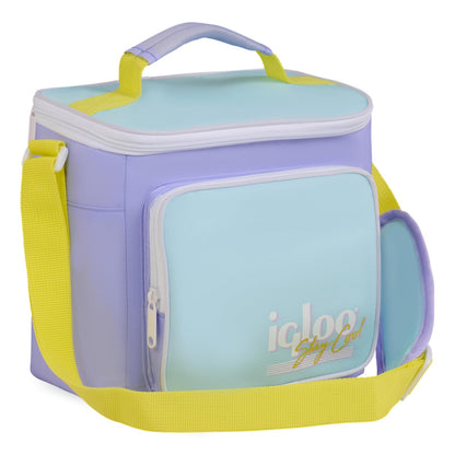 Igloo - Lonchera cuadrada retro color lila suave