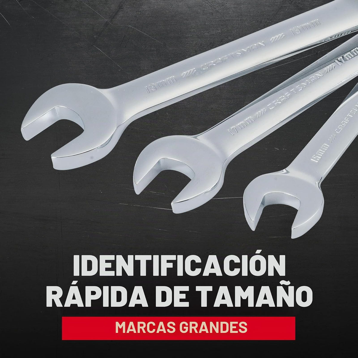 CRAFTSMAN Juego de Llaves Combinadas Métricas con Matraca Reversible por 7 Piezas (CMMT87009)
