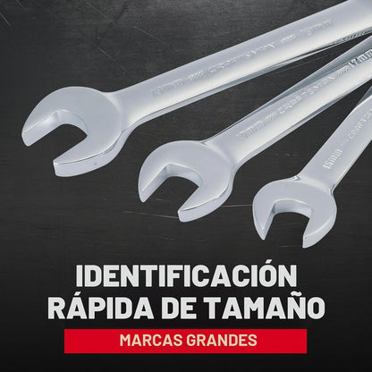 CRAFTSMAN Juego de Llaves Combinadas Métricas con Matraca Reversible por 7 Piezas (CMMT87009)