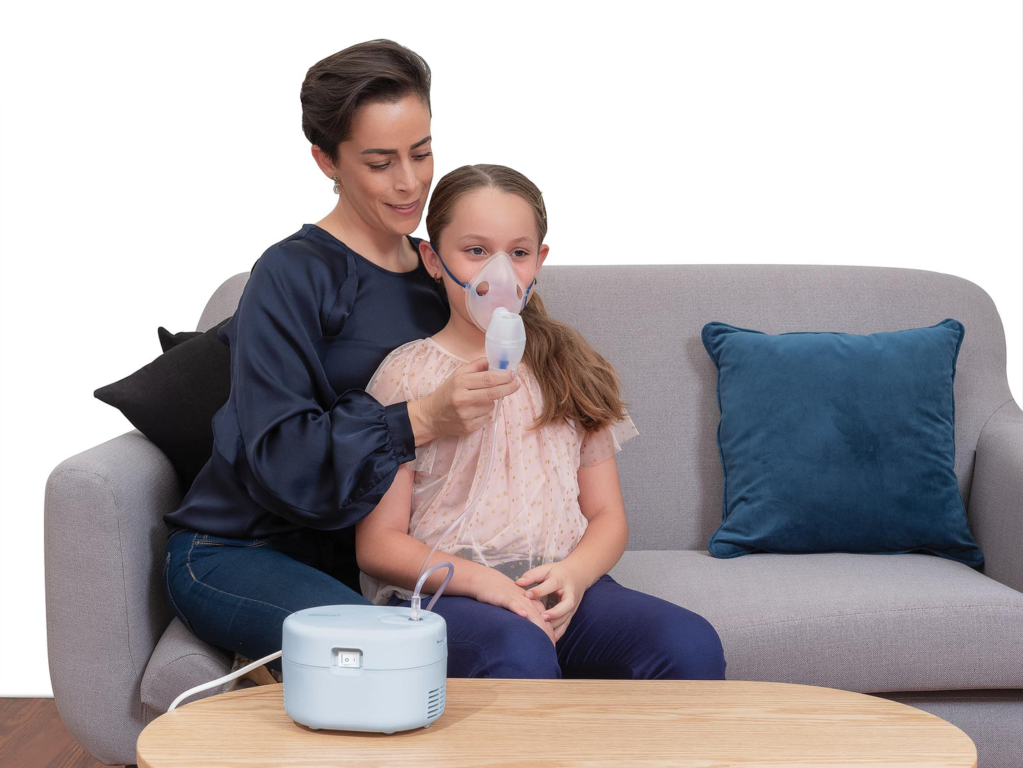 OMRON Nebulizador Compresor para Niños y Adultos – Terapia Respiratoria en Casa NE-C106-LAB